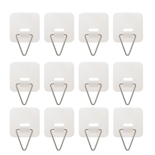 Reusable white plate hangers - plate,