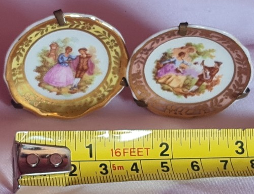 Pair meissner limoges - limoges, french