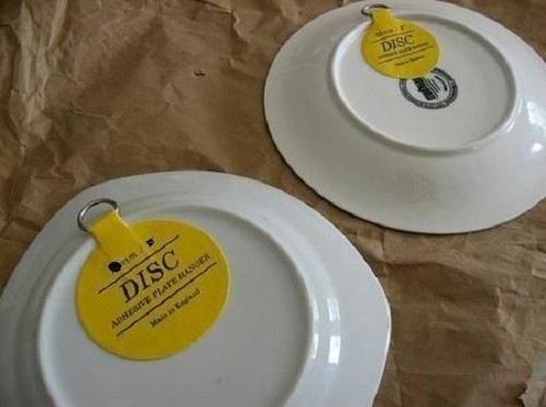 Plate picture hanger disc - picture,