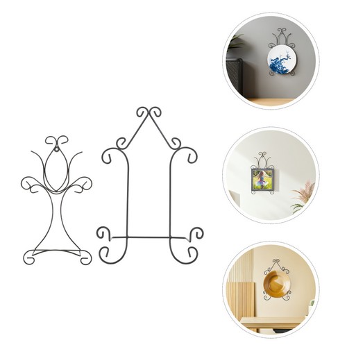 2pcs wall plate hanger - hanger, metal