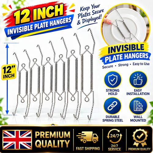 Stainless steel plate hanger - stainless,