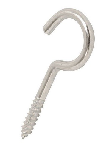 Screw hooks zinc plated - in,