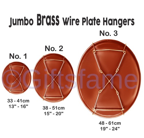 Extra large brass wall display - large,