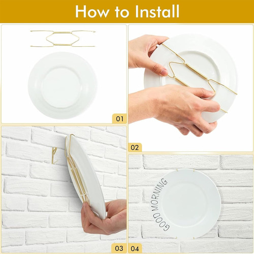 Plate hangers set - pcs,