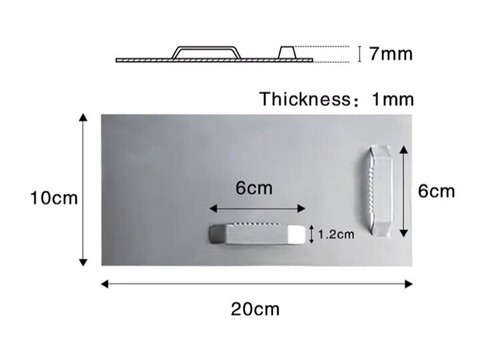 Self adhesive plate metal - adhesive,